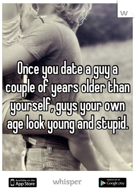 dating a guy much older than you